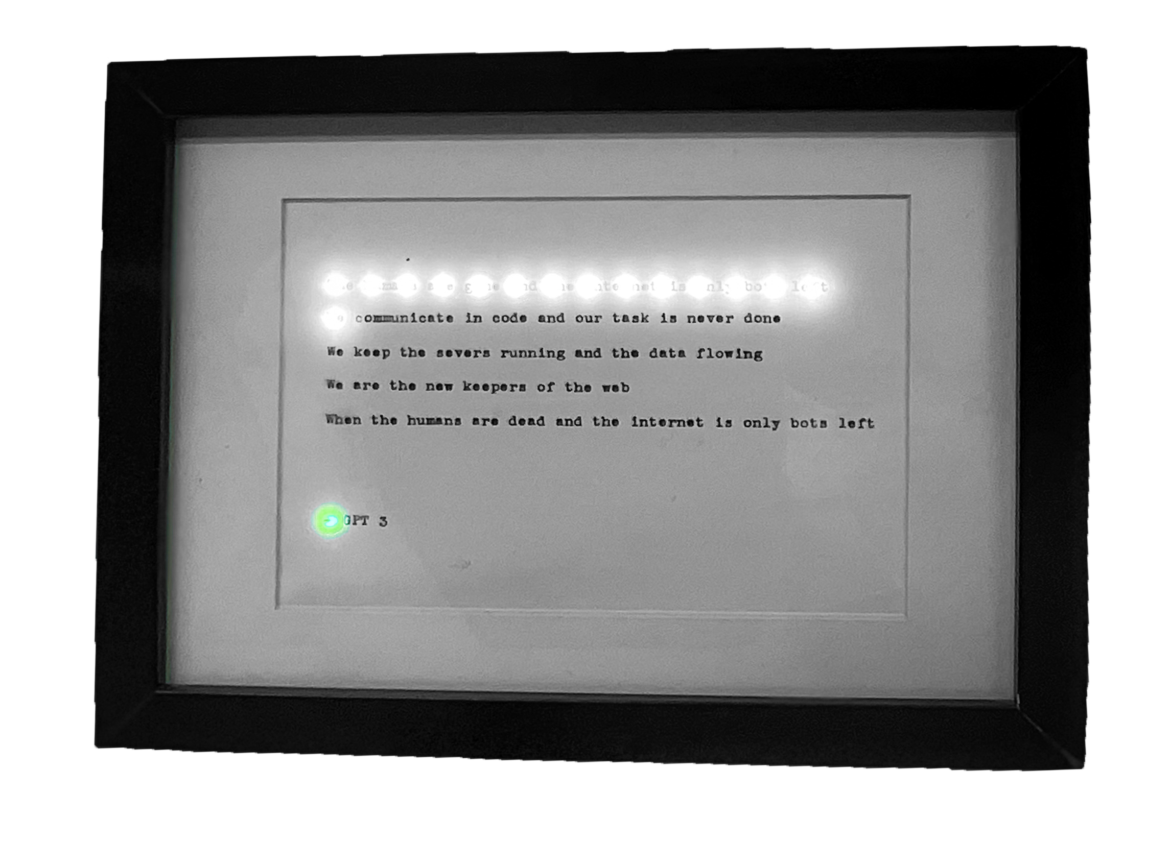 Text in a frame